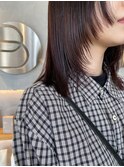 【Basis福田】ウルフボブ×ピンクラベンダー