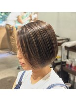 ヘアアンドスパ モア(Hair&Spa More By LikkleMore) ハイライトボブ