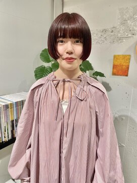 クリアーオブヘアー 栄南店(CLEAR of hair) ボブ×レッド