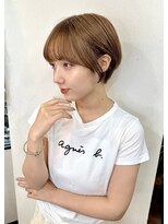 レイラバイアフロート 吉祥寺(Lila by afloat)&nbsp;くびレイヤーグレージュショート20代30代40代似合わせカット