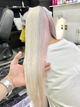 チュダック(ChuDuck) 韓国風《セクションカラー》ブリーチ/ケアブリーチ/ダブルカラー