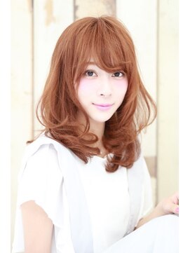 アディクト イースト 東陽町東口(addict EAST) ゆるふわ＿ミルクティーセミロング＿アッシュベージュ［東陽町]