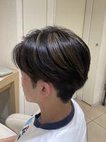 アッシュ 宮前平店(Ash)&nbsp;王道メンズカット×ハイライト