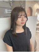 髪質改善 艶髪 韓国風 エギョモリ 顔周りレイヤー吉祥寺