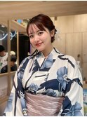 浴衣 着付け 立川 ヘアセット/e