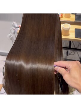 リングヘアギンザ(Ring hair GINZA) 艶髪　髪質改善ストレート＆ウルトワトリートメント【立石】