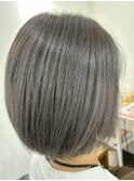 透明感グレーカラー