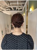 大人お団子アレンジ