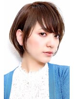 モニカ 西宮北口(Monica) 前下がりボブ・ 内巻きワンカール・ ボブショート・暗髪