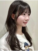 韓国風/レイヤー/小顔/前髪カット/髪質改善/グレージュ/透明感