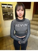 切りっぱなしボブ