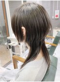 おしゃれさんロングウルフヘアカット　ショートカット