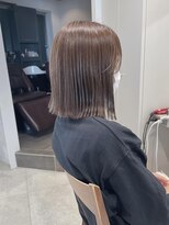 ネオリーブアイム 横浜西口店(Neolive aim)&nbsp;切りっぱなしボブ ベルボブ グレージュ sn