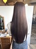 【ナチュラル縮毛矯正】スーパーロング（胸下）￥16,500/カット無し