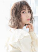 ★くすみベージュデジタルパーマ波巻きボブパーマ20代30代★1