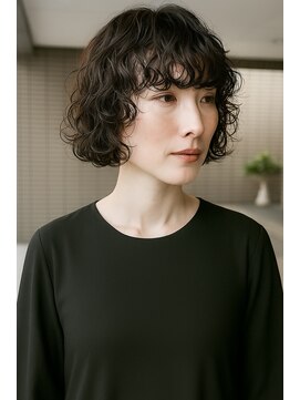 ラレイ ハラジュク(Lalei harajuku) 原宿ボブパーマくるくるパーマスパイラルパーマニュアンスパーマ