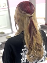 シャルティア(SHALLTIA) ハイトーン/デザインカラー/ワインレッド/ミルクティーベージュ