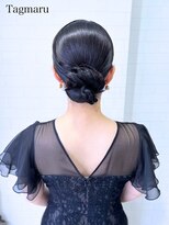 タグマル&nbsp;結婚式ヘアセット☆タイトシニヨン☆ [ヘアセット/ヘアメイク]