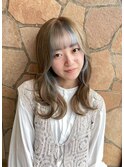ハイライト×シルバーブルージュ