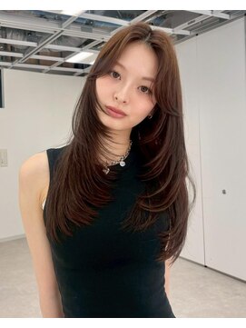 ユーフォリア 池袋東口駅前店(Euphoria) ハッシュレイヤー/韓国風ヘア/かきあげバング