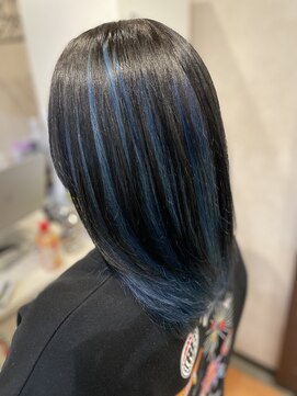 リノスムース(LINO smooth) バレイヤージュ×ブルー