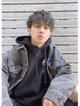 メンズサロン キング 心斎橋店(Men’s salon K!ng) メンズカット/ブリーチ/ニュアンスパーマ/メンズハイライト/眉毛