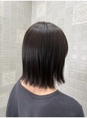 切りっぱなしボブ