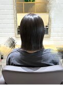 ぱつっとボブ × 外ハネ