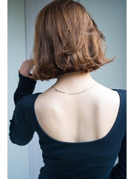 エインアンリー 明治神宮前(AIN.ANLY.) ボブ、大人ボブ、ニュアンスパーマ、毛先パーマ、ゆるめパーマ