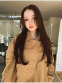marron beige × long layer