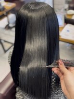 スウィープ 平尾(sweep)&nbsp;ハイトーンからイメチェン艶黒髪