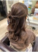【北新地ヘアセット】キレイめくるみちゃんヘア