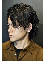 銀座 シノ 本店(shino)&nbsp;ウルフスタイル×ウェーブパーマ