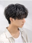 韓国風マッシュ×シャドウパーマ　フェザーパーマ　MEN’S HAIR