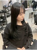 ブリーチなしダブルカラー/韓国/顔まわり/レイヤー/東久留米