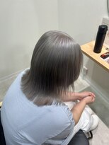 ヘアリゾートレガロ 瓢箪山店(Hair Resort regalo)&nbsp;タッセルボブ浴衣 髪型前下がりボブショート外ハネボブ韓国ボブ
