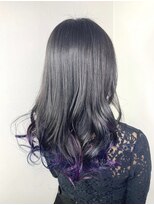 ソース 枚方(SOURCE)&nbsp;【SOURCE】裾カラーヴァイオレット