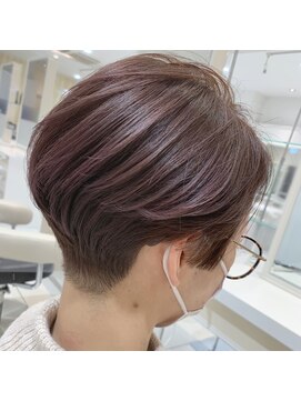 アッシュ 武蔵小金井店(Ash) \ハンサムショート×ピンクベージュ/