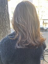 リバレッジ 白金(Leverage)&nbsp;ミディアムレイヤーグレージュカラー 【白金/目黒】担当 濱口