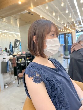 ロンドアジュール 横浜(Lond azur) ベージュカラーとボブ