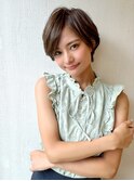 【渡辺】ショートグラデーションカラーペールベージュ