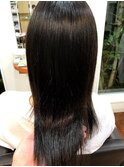 縮毛矯正×黒髪ロング◎30代40代50代