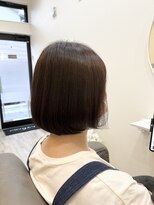 オアシス(oasis)&nbsp;大人かわいい　顎ラインボブ　髪質改善カラー
