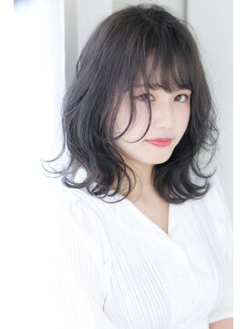 ヘア アンド メイク リーフ(Hair and Make Leaf) ナチュラル外ハネボブ