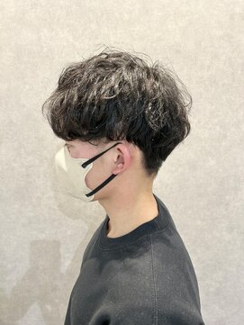 スーリール 西新店(Sourire) メンズマッシュ×波巻きパーマ