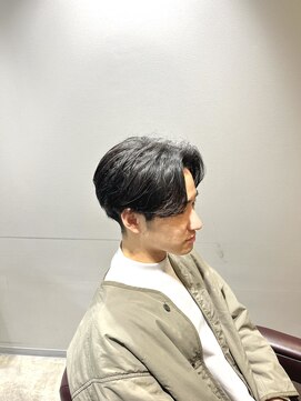 クフィア メンズヘアー カンポ 難波店(CUFFIA MEN'S HAIR CAMPO) ナチュラルセンターパート