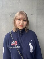 アルカナ 明治神宮前原宿(ARCANA)&nbsp;切りっぱなしボブ エアリーロング 美髪 ピンクブラウン