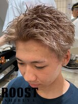 ルースト 渋谷店(ROOST)&nbsp;スパイキーショート×ピンクベージュ