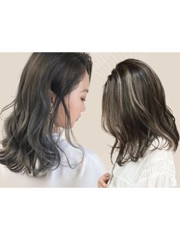 こだわりの極細ハイライトが人気☆ダメージを考慮しつつ、お客様一人ひとりに最適なカラーをご提案します！