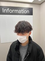 アウラ(AURA)&nbsp;波巻きパーマ波巻きスパイラルパーマメンズパーマツイストパーマ